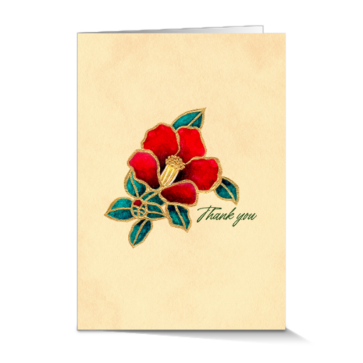 Mini Camellia Thank You Cards 2024 (Limited Time)